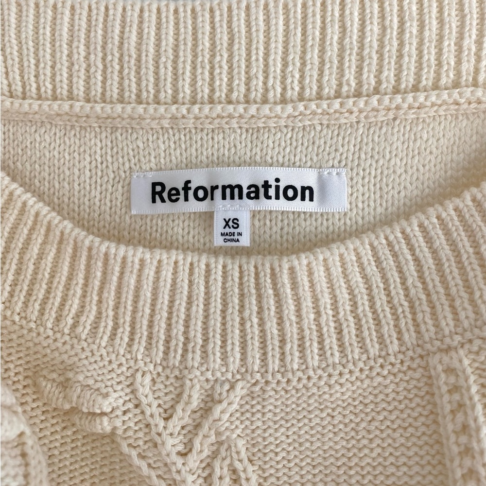 Reformation cento cotton sweater dress - Picture 9 of 11